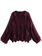 The Layla Ruffled Blouse