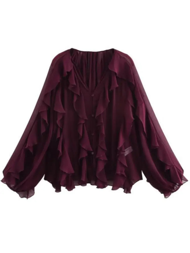 The Layla Ruffled Blouse