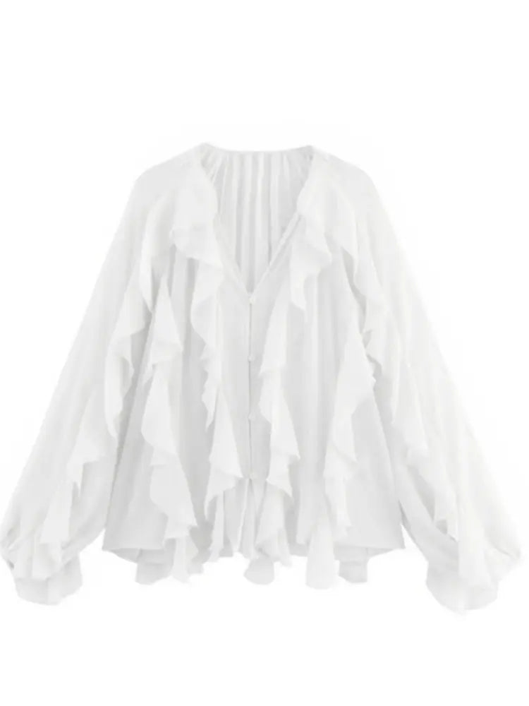 The Layla Ruffled Blouse