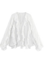 The Layla Ruffled Blouse
