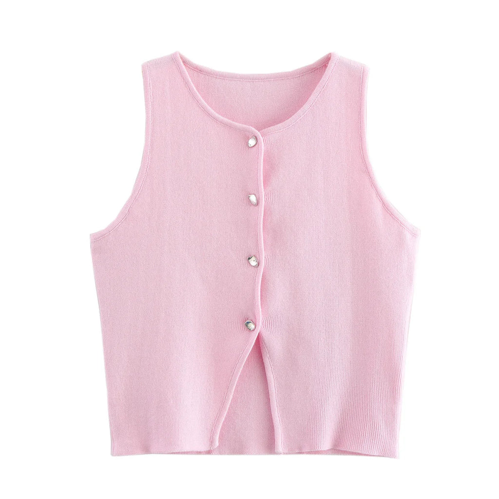 Knit Sleeveless Vest