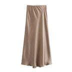Elegant Satin Skirt