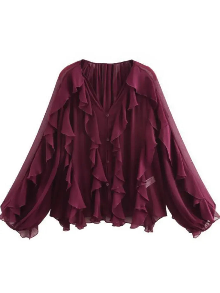 The Layla Ruffled Blouse