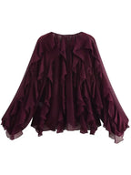 The Layla Ruffled Blouse