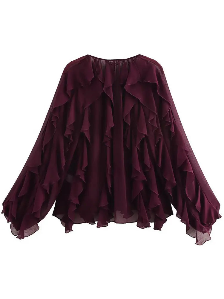 The Layla Ruffled Blouse