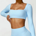 The Contour Long-Sleeve Crop Top