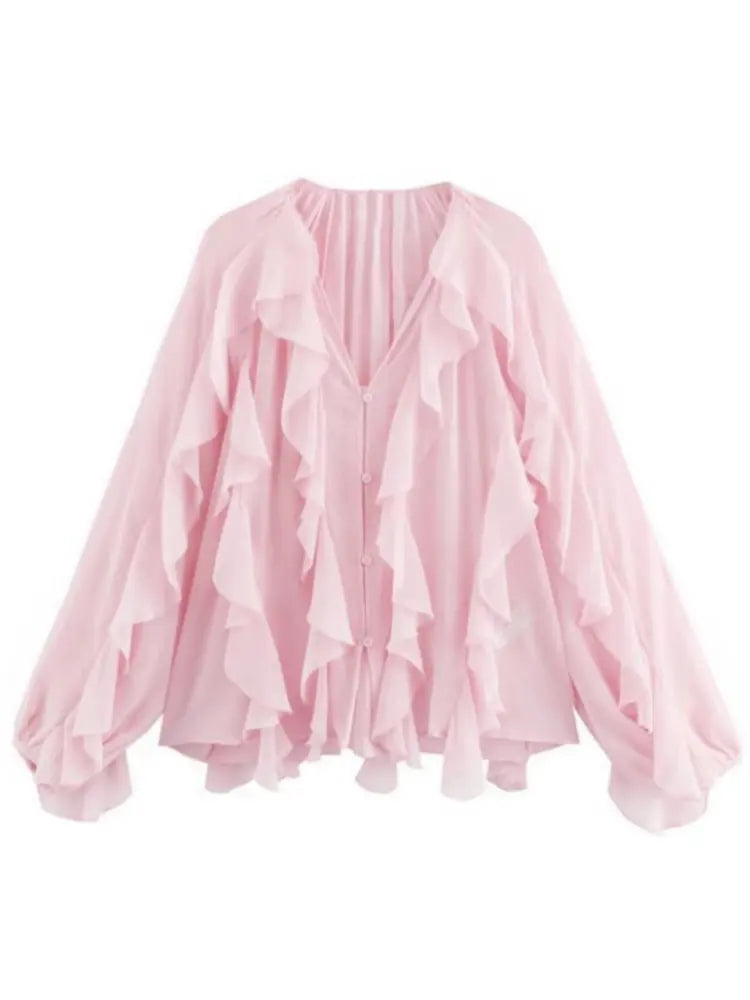 The Layla Ruffled Blouse