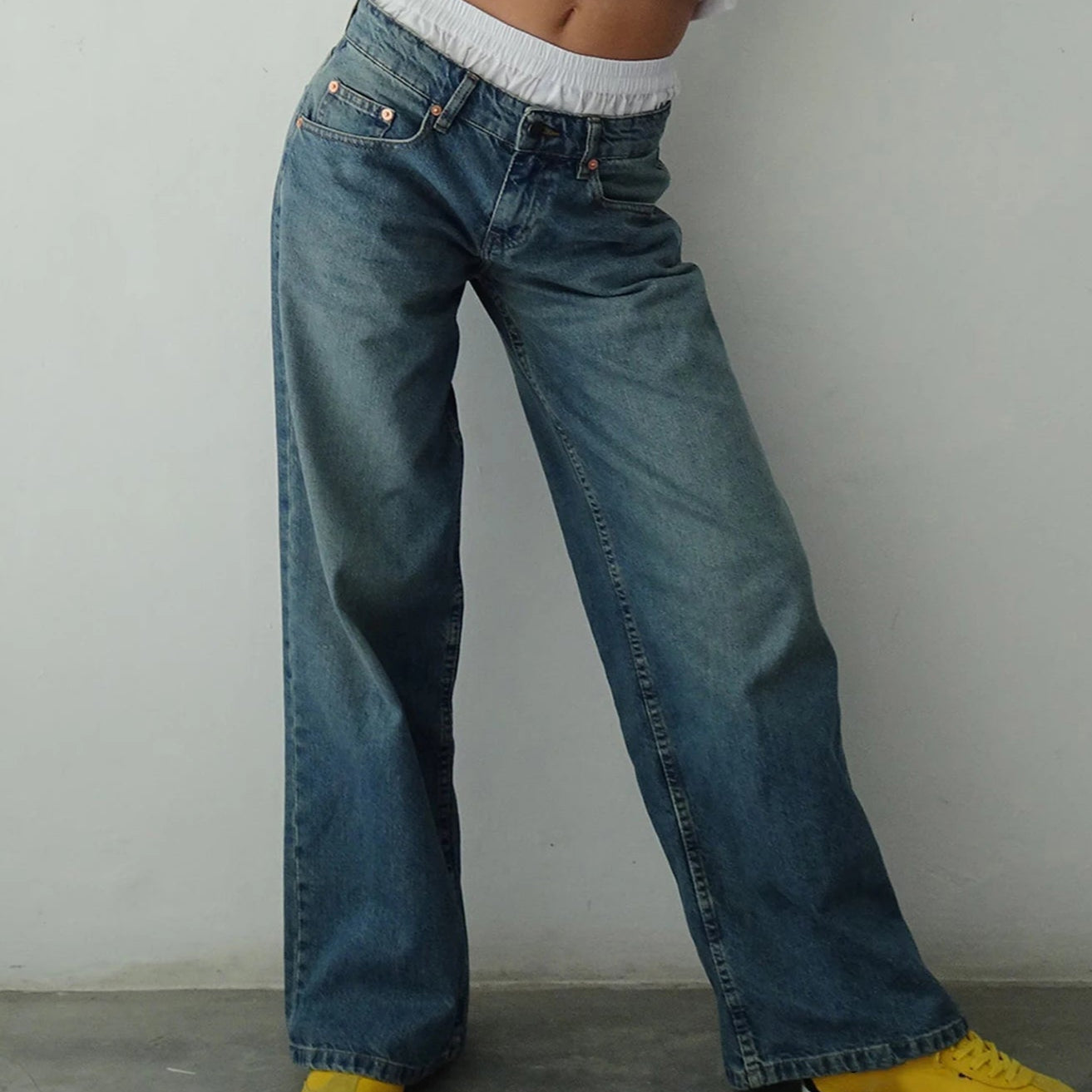 Low Rise Boyfriend Jean