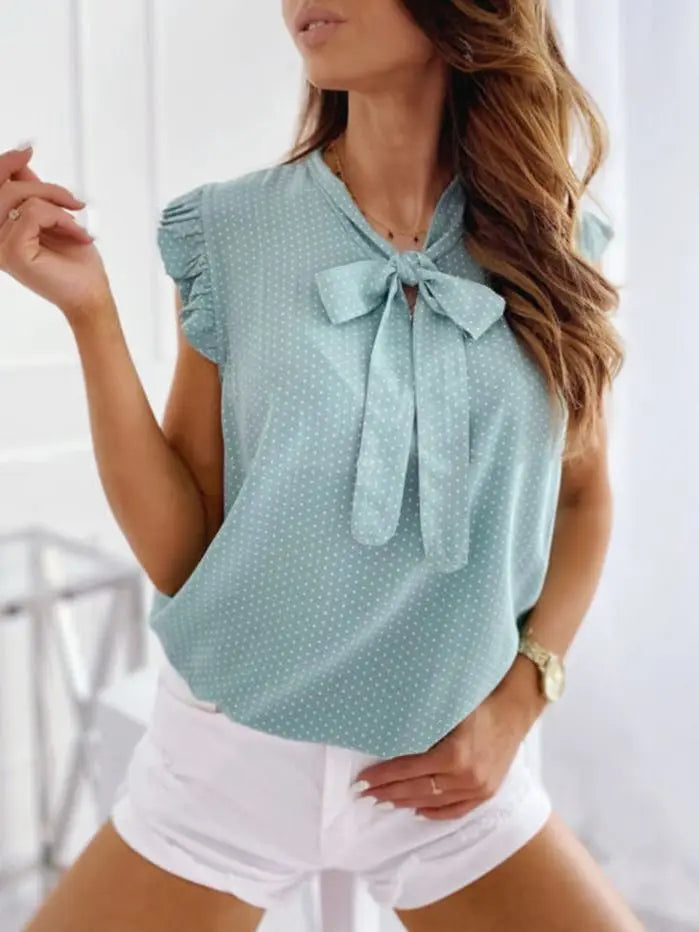 The Polka Charm Blouse