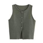 Knit Sleeveless Vest