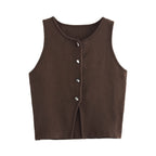 Knit Sleeveless Vest