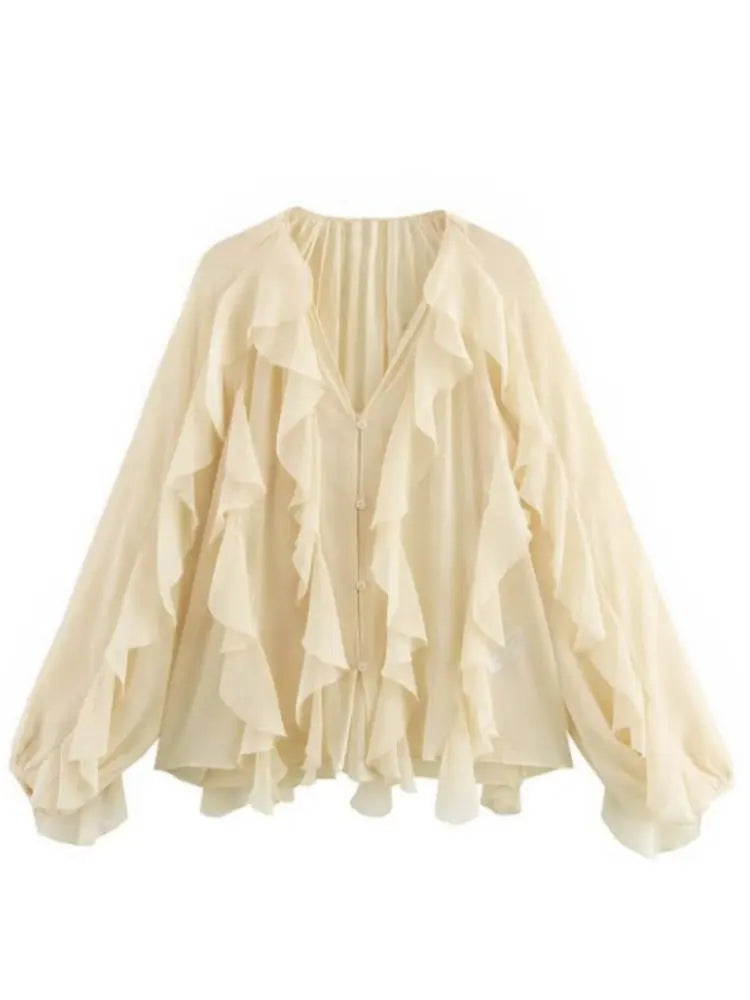 The Layla Ruffled Blouse