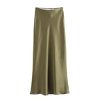 Elegant Satin Skirt