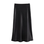 Elegant Satin Skirt