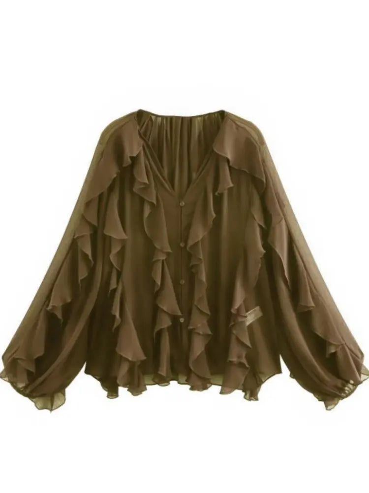 The Layla Ruffled Blouse