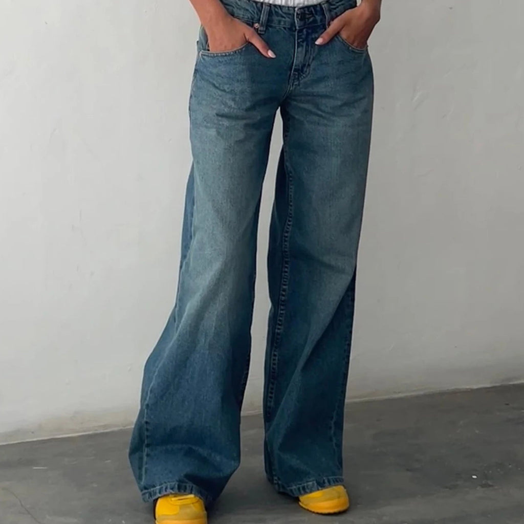 Low Rise Boyfriend Jean