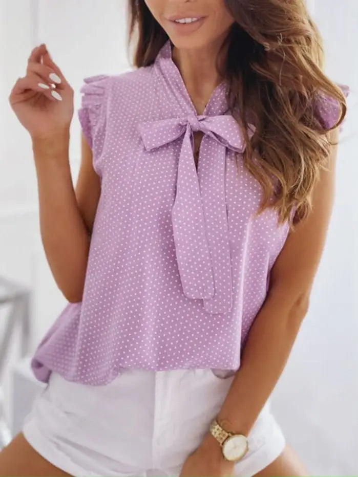 The Polka Charm Blouse