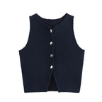 Knit Sleeveless Vest