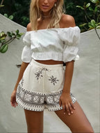 The Boho Ruffle Shorts