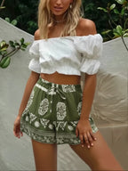 The Boho Ruffle Shorts