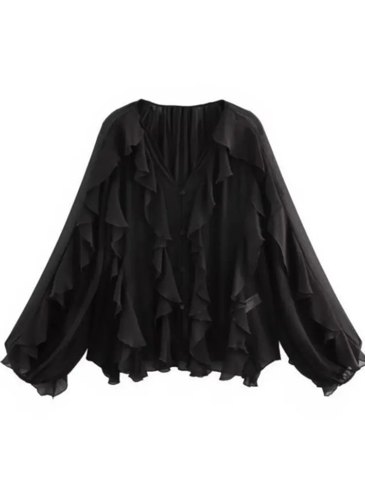 The Layla Ruffled Blouse