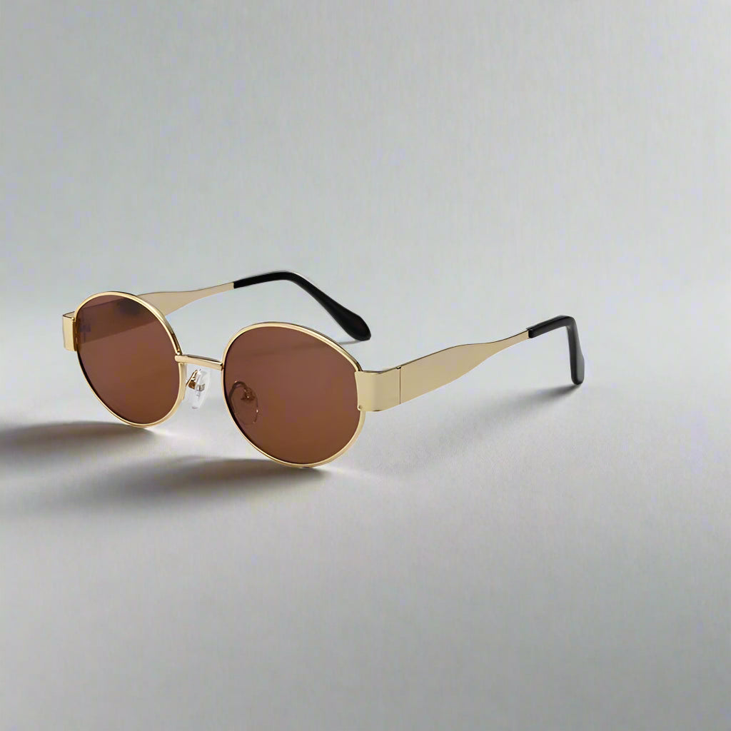 Retro Oval Sunglasses