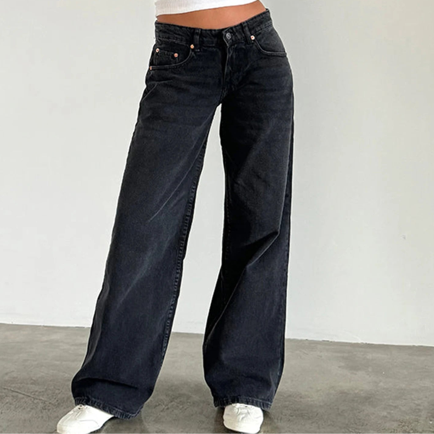 Low Rise Boyfriend Jean